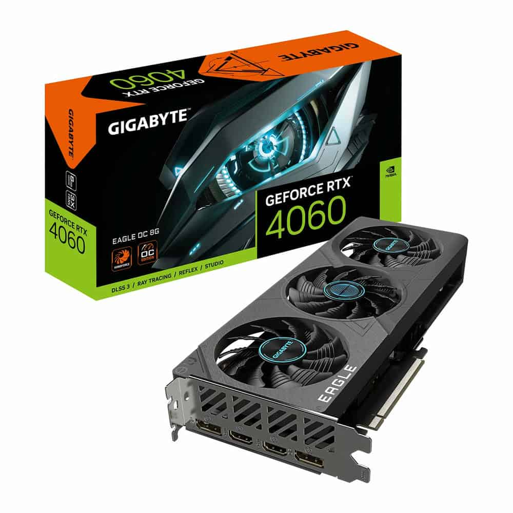 Gigabyte NVIDIA GeForce RTX 4060 8GB EAGLE OC Ada Lovelace Graphics Card